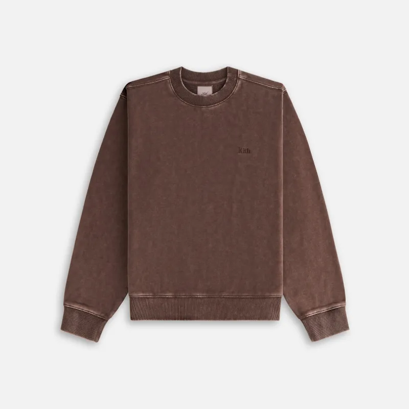 Kith Women Ashwin Sueded Crewneck - Incognito sold by Kith