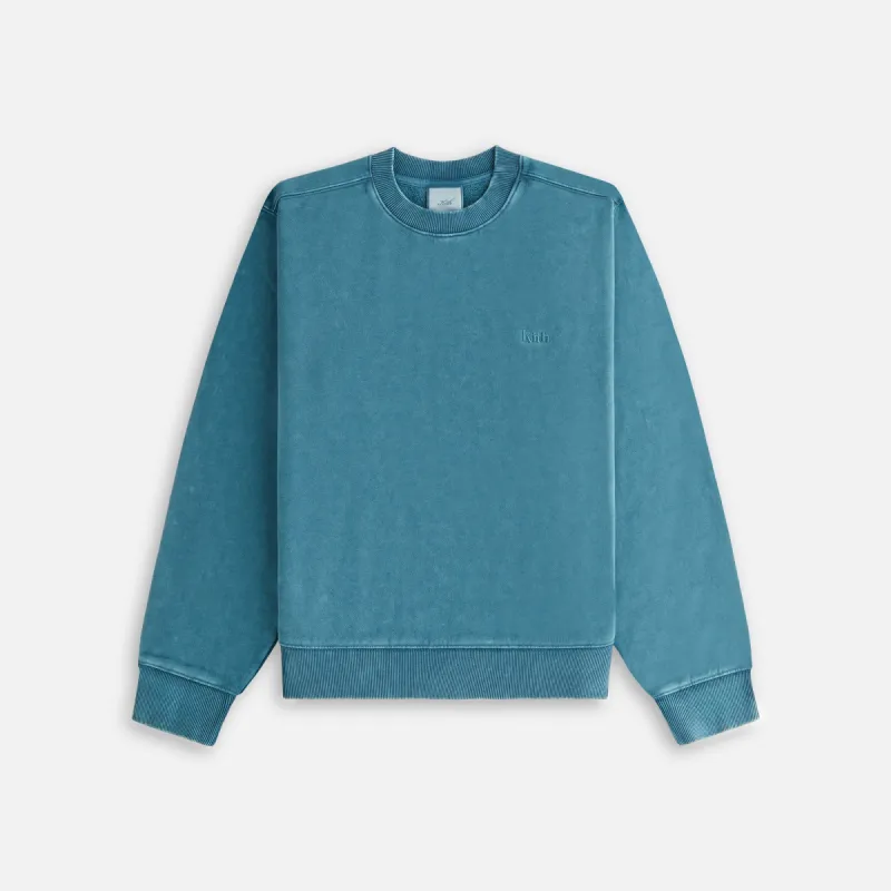 Kith Women Ashwin Sueded Crewneck - Anchor sold by Kith
