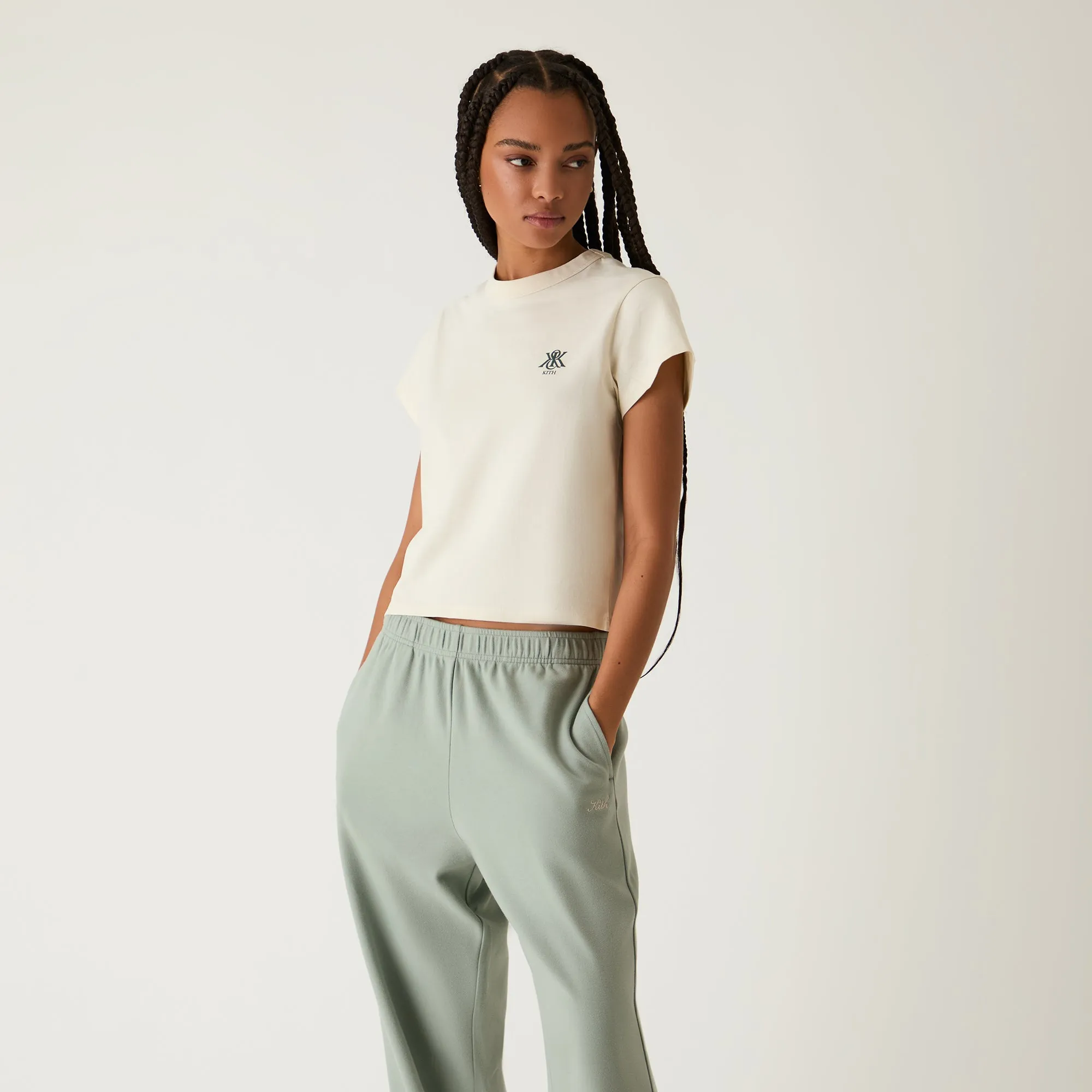 Kith Women Mulberry Vintage Tee - Muslin sold by Kith product image thumbnail 2