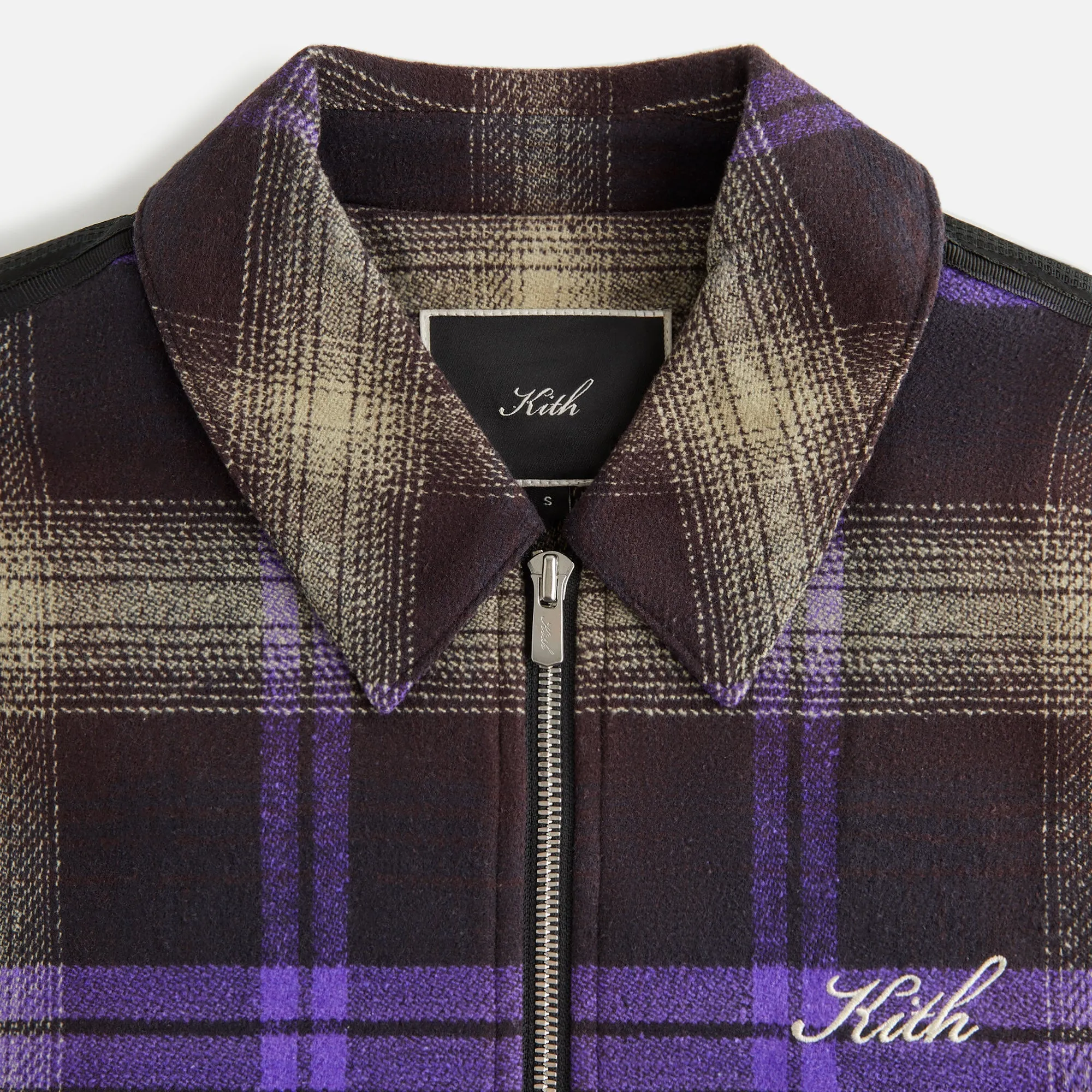 Kith Women Corwin Flannel Coach Zip - Incognito sold by Kith product image thumbnail 4