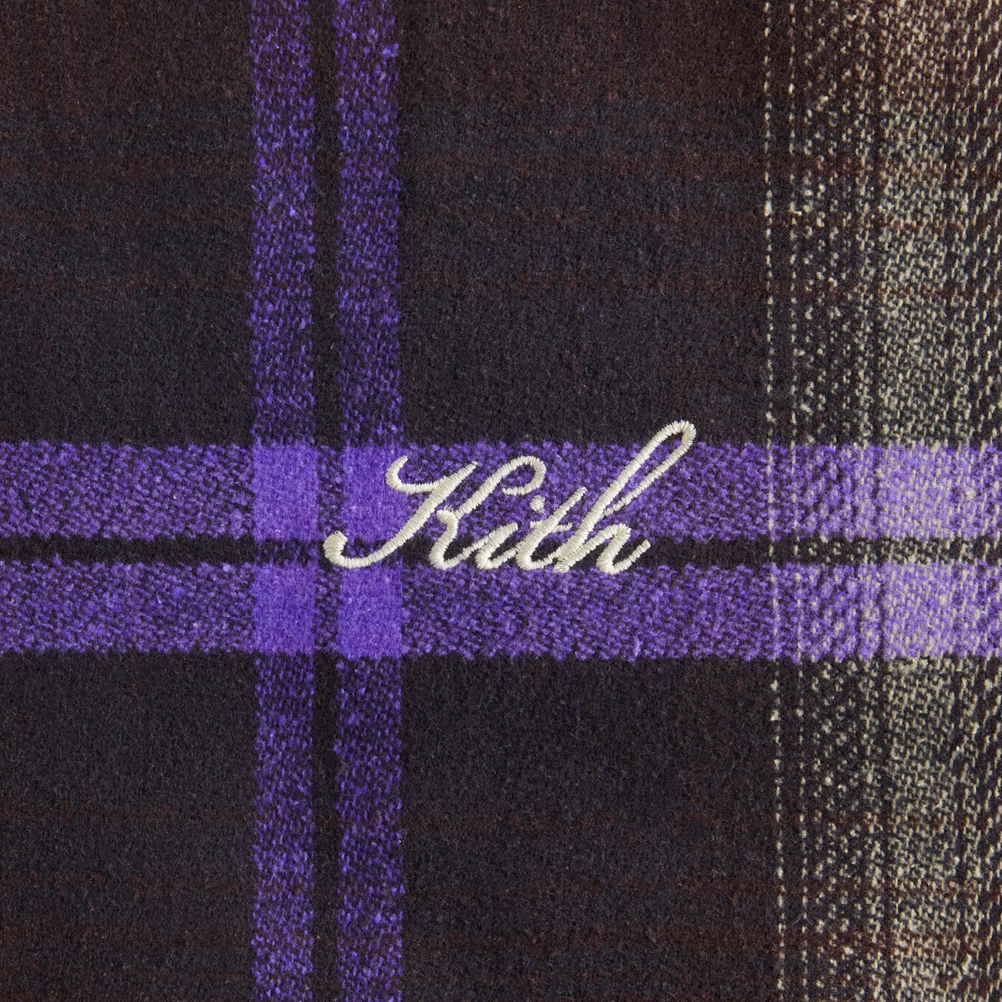 Kith Women Corwin Flannel Coach Zip - Incognito sold by Kith product image thumbnail 5