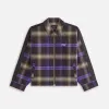 Kith Women Corwin Flannel Coach Zip - Incognito sold by Kith
