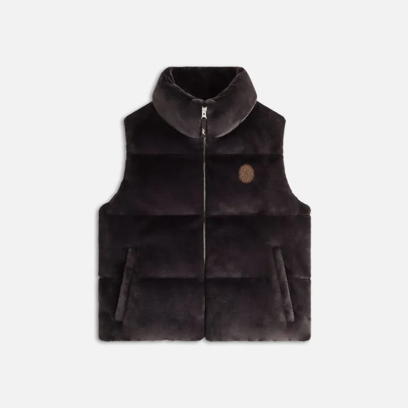 Kith Women Parker Teddy Fur Vest - Incognito sold by Kith