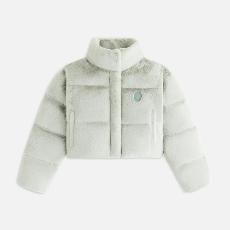 Kith Women Shae Cropped Fur Puffer - Palais sold by Kith