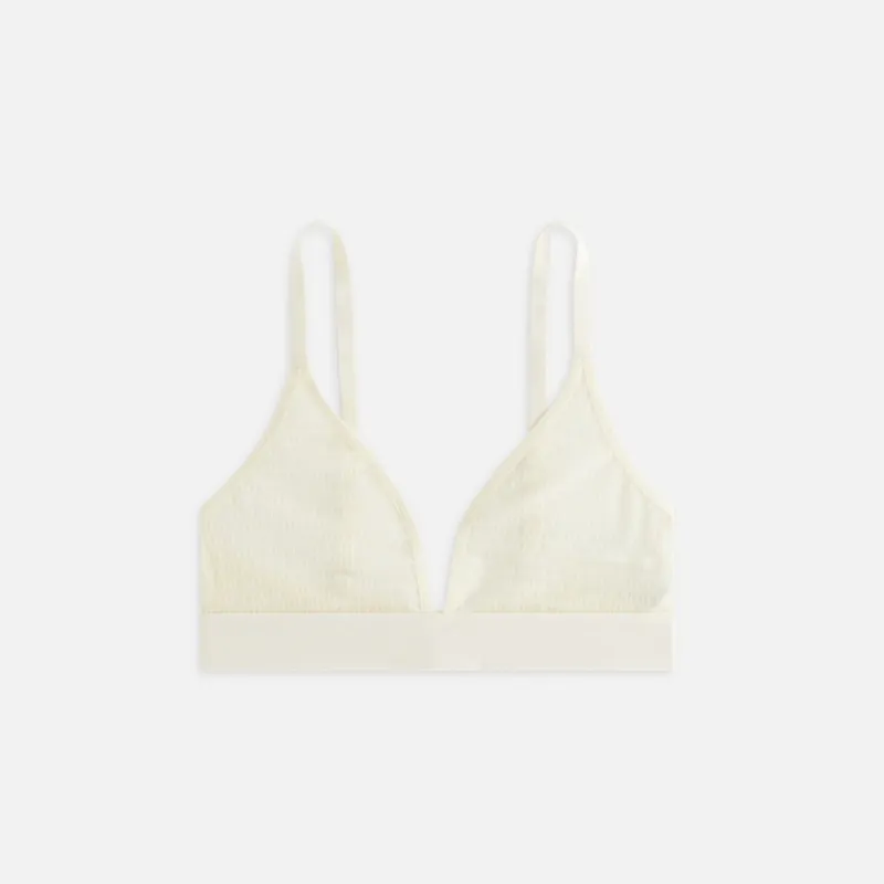 Kith Women Mesh Plunge Bralette - Muslin sold by Kith