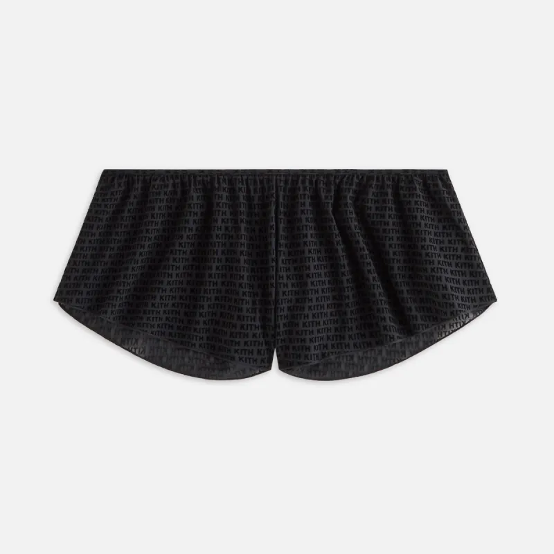 Kith Women Mesh Tap Shorty - Black sold by Kith