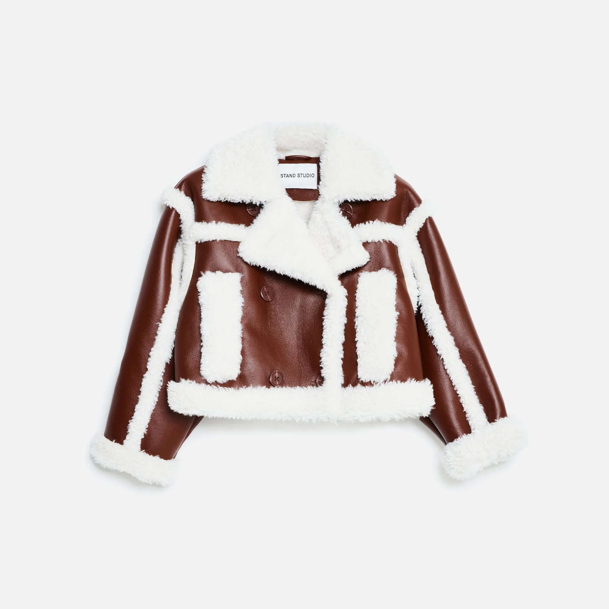 Stand Studio Kristy Jacket - Brown sold by Kith