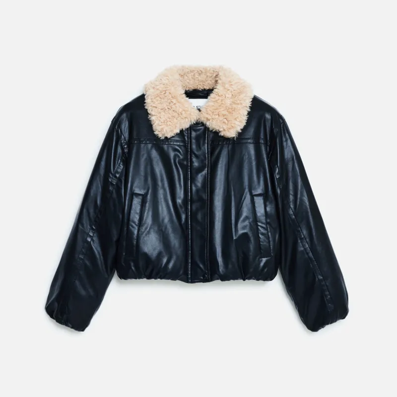 Stand Studio Fran Jacket - Black sold by Kith