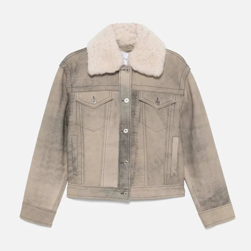 Stand Studio Daniela Jacket - Grey made by Stand Studio