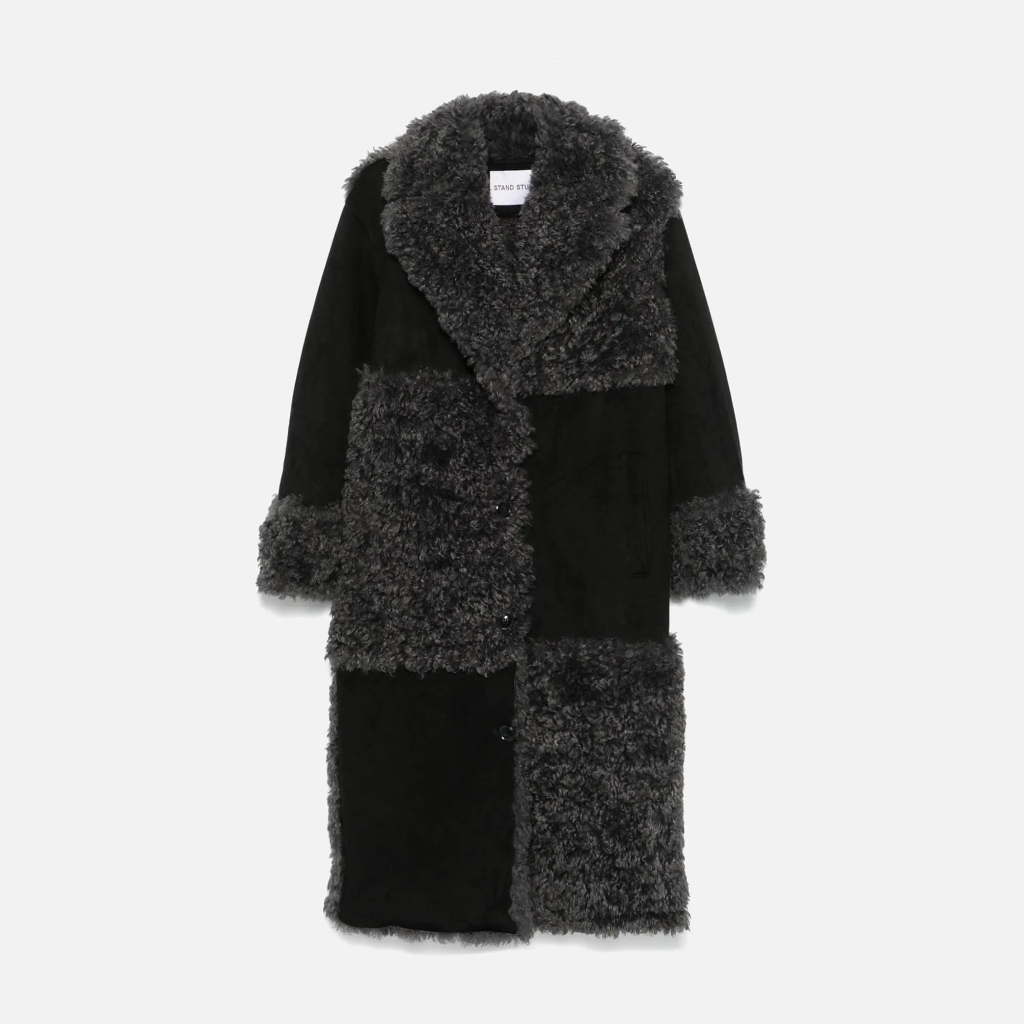 Stand Studio Becky Coat - Black sold by Kith