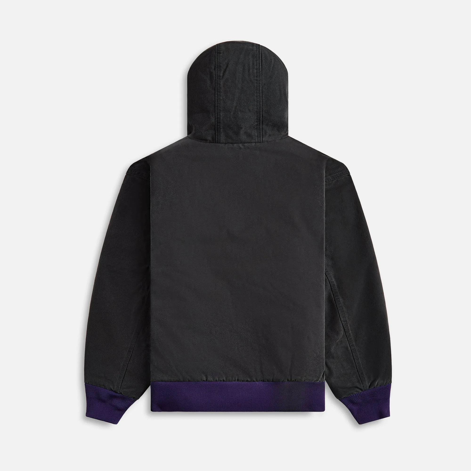 Needles Zipped Work Hoodie 11oz Cotton Oxford - Black sold by Kith product image thumbnail 2
