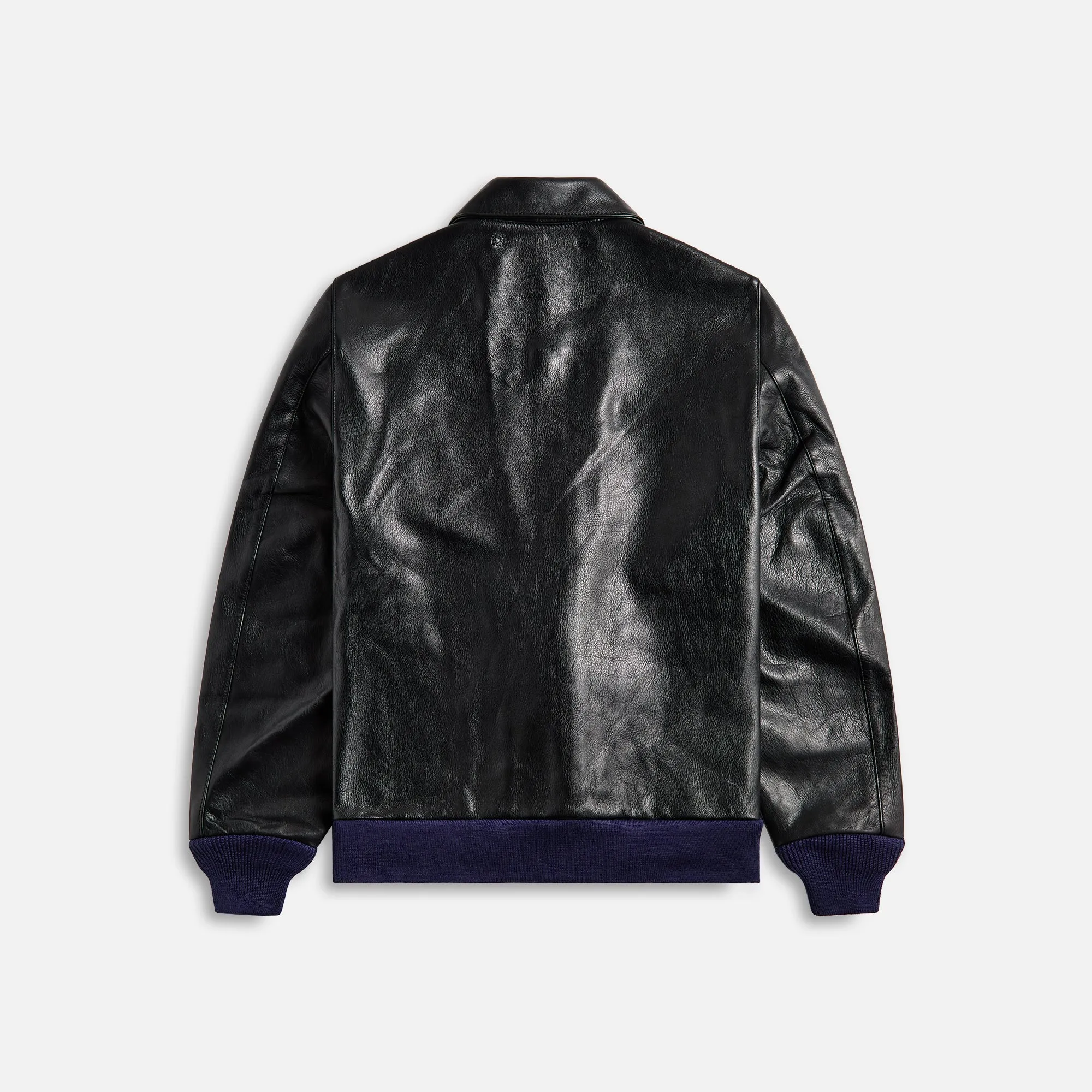 Needles A-2 Jacket Cowhide - Leather Black sold by Kith product image thumbnail 2