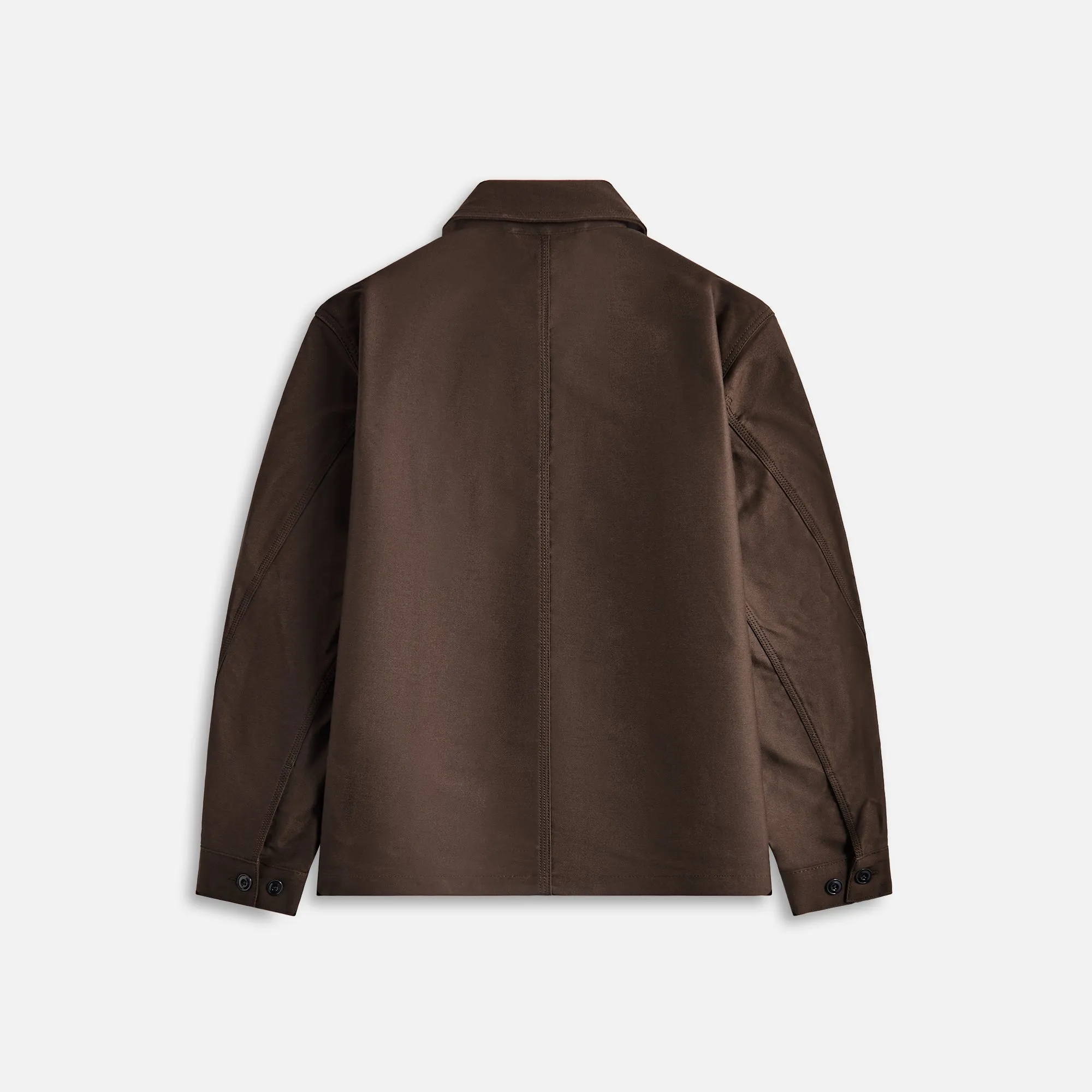 Lemaire Twisted Sleeve Workwear Jacket - Dark Brown sold by Kith product image thumbnail 2