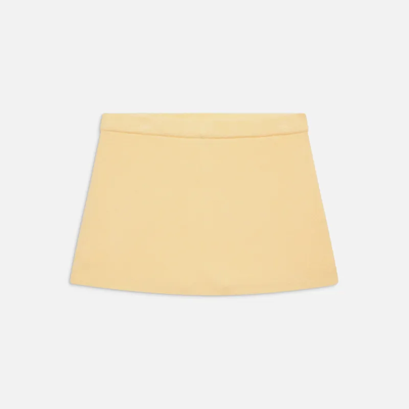 Frankies Bikinis Marialla Cloud Knit Skort - Vanilla Sugar sold by Kith