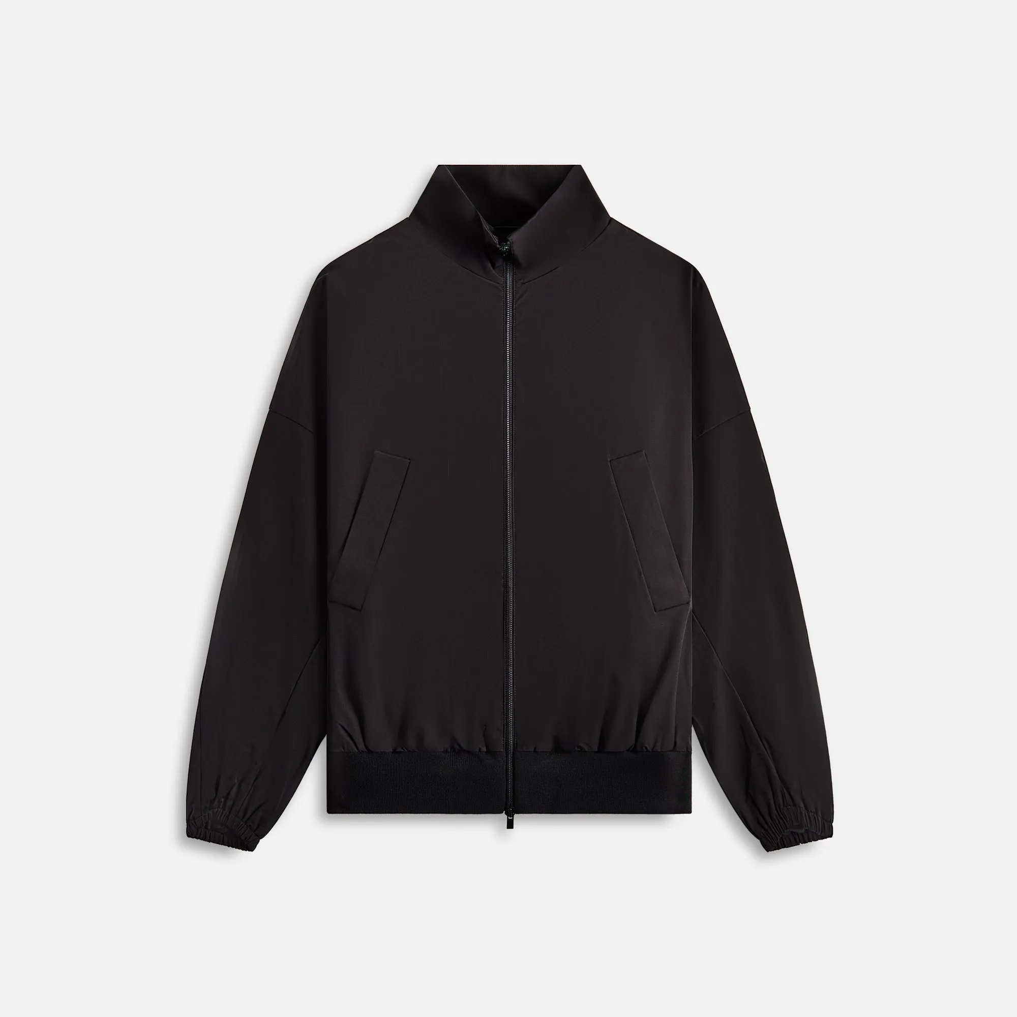 Fear of God High Neck Vented Track Jacket - Black sold by Kith
