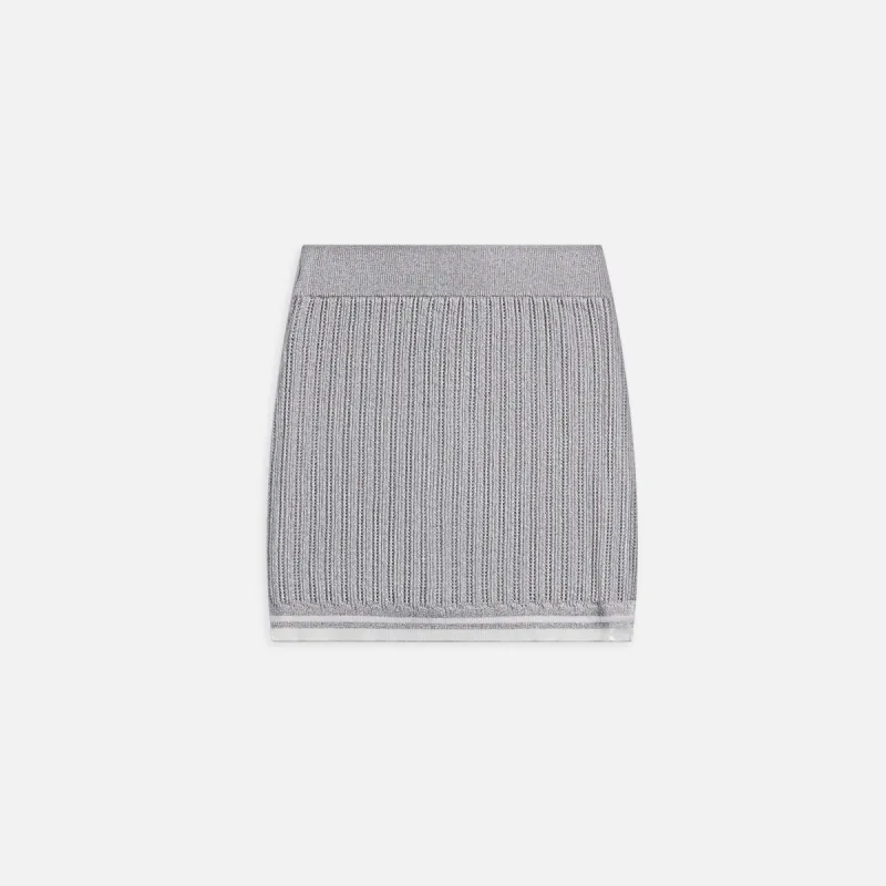 Casablanca Skirt - Silver sold by Kith