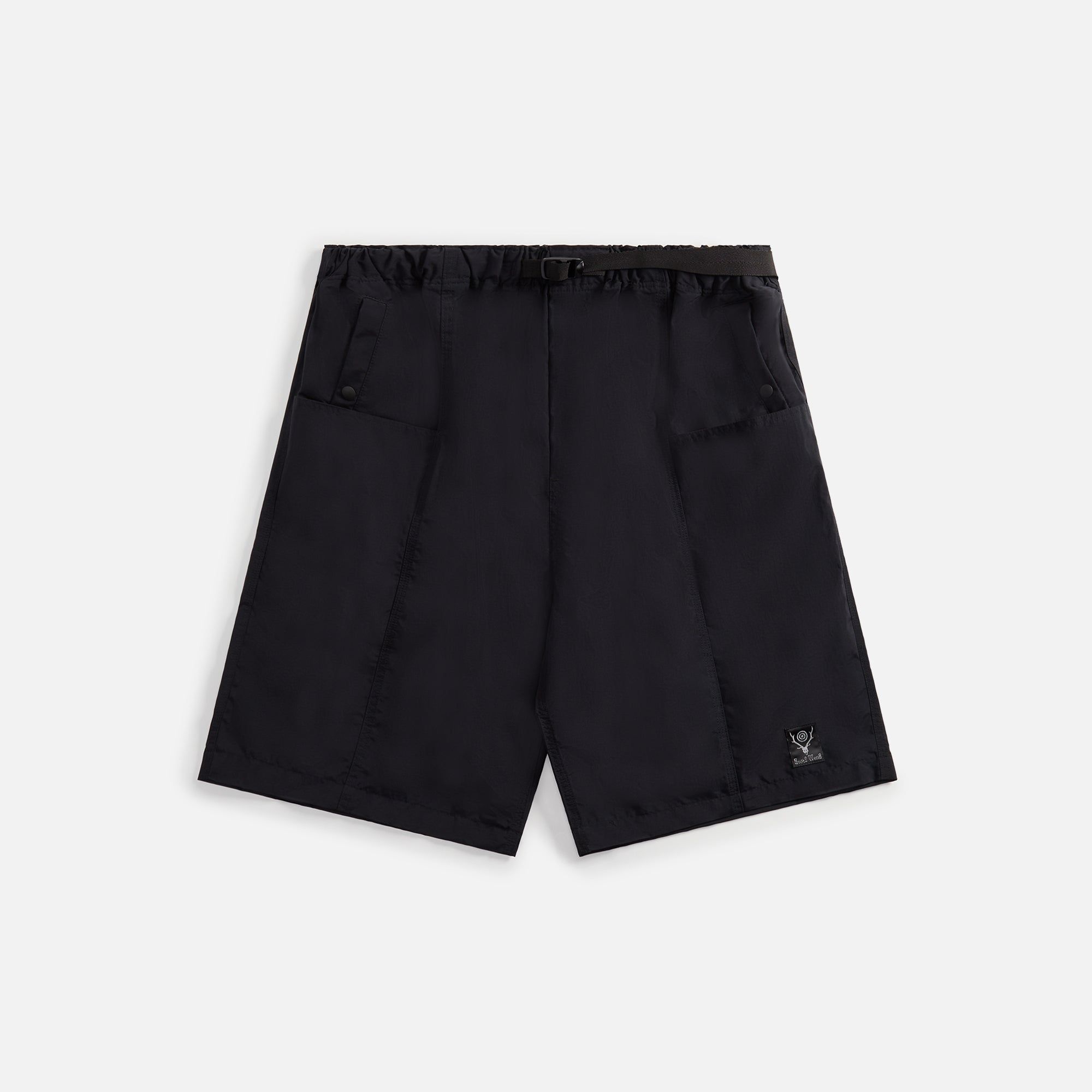 South2 West8 Belted C.S. Short Nylon Taffeta - Black sold by Kith