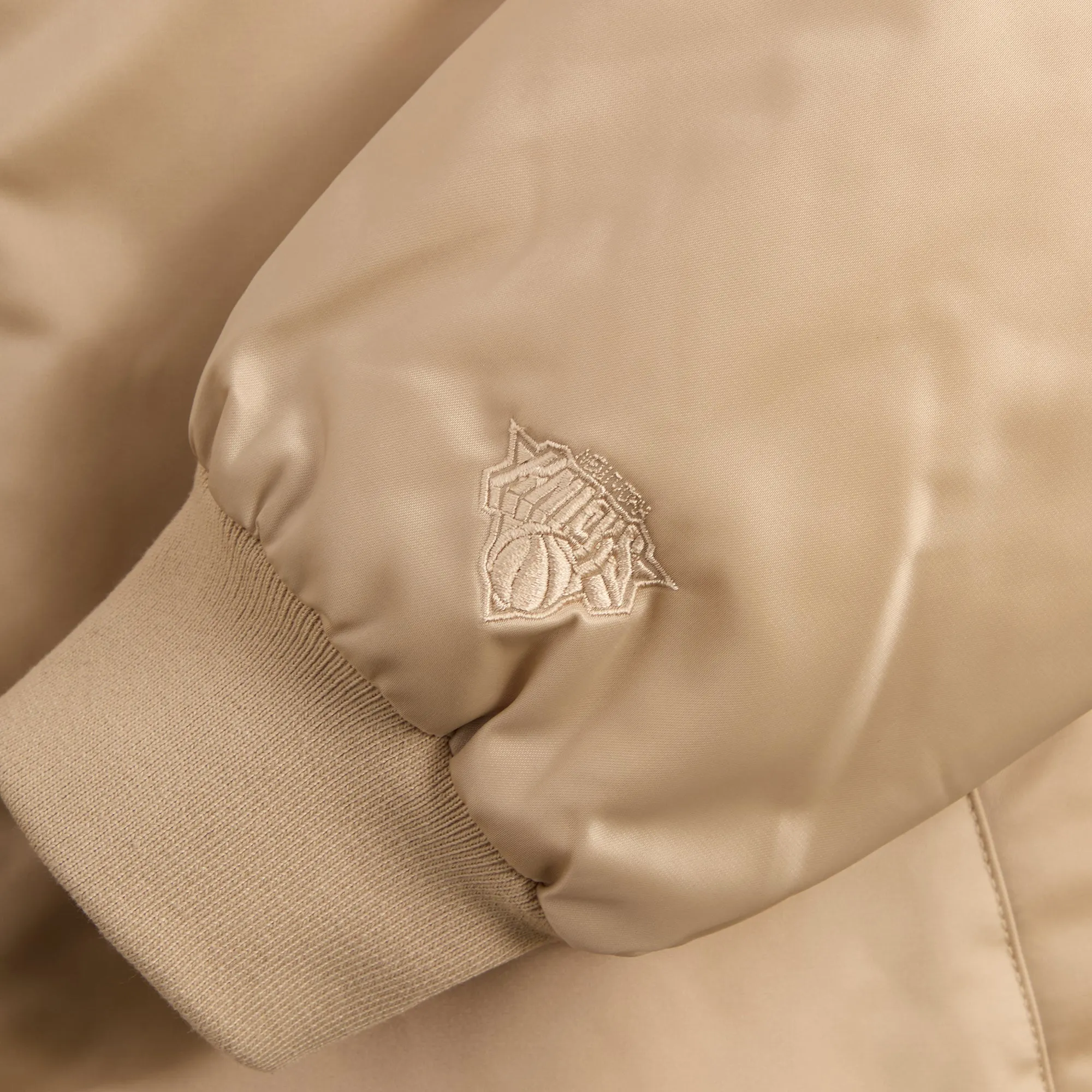 Kith for the New York Knicks Wings Satin Bomber Jacket - Stock sold by Kith product image thumbnail 5