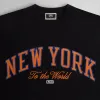 Kith for the New York Knicks Vintage Nelson Crewneck - Black sold by Kith