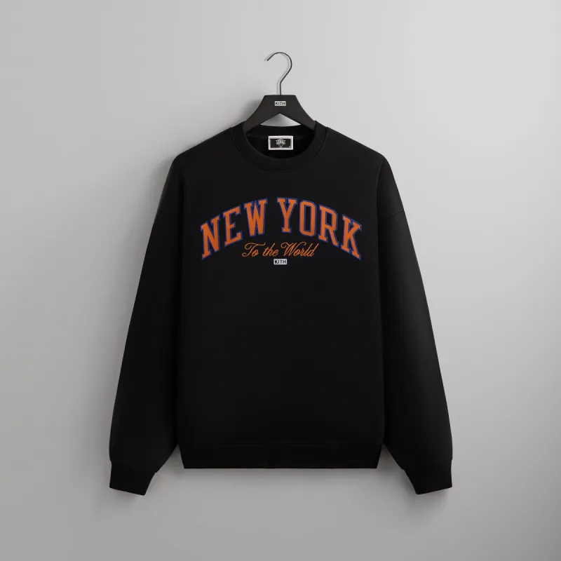 Kith for the New York Knicks Vintage Nelson Crewneck - Black sold by Kith