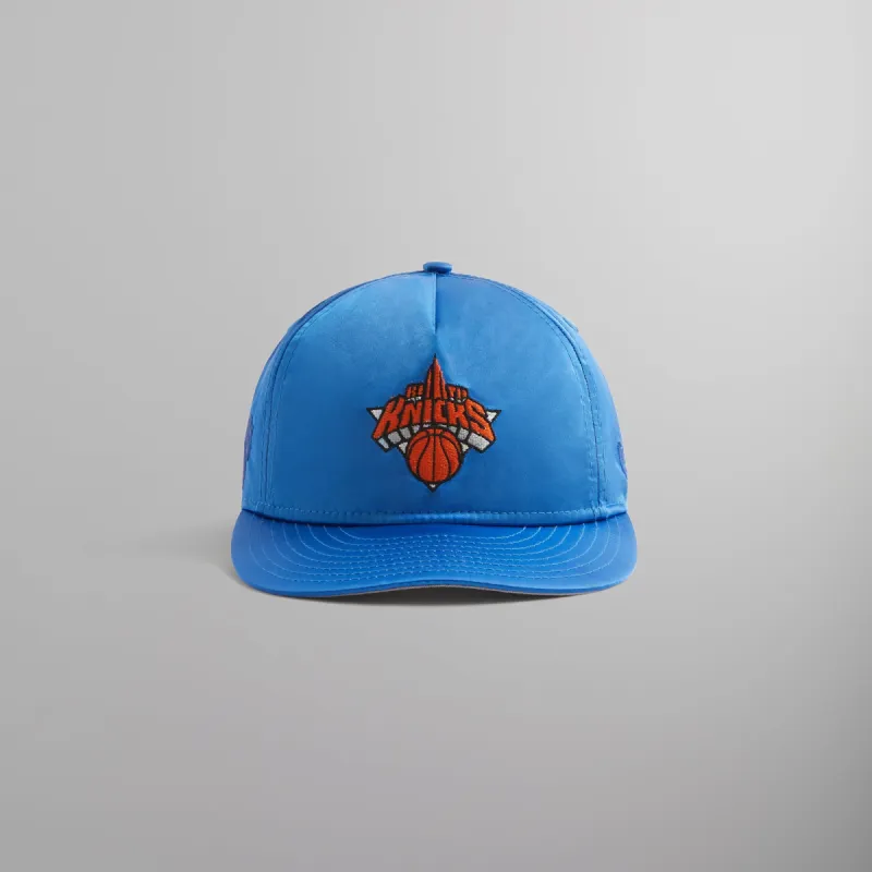 Kith for the New York Knicks Satin 9FIFTY Snapback - Royal sold by Kith