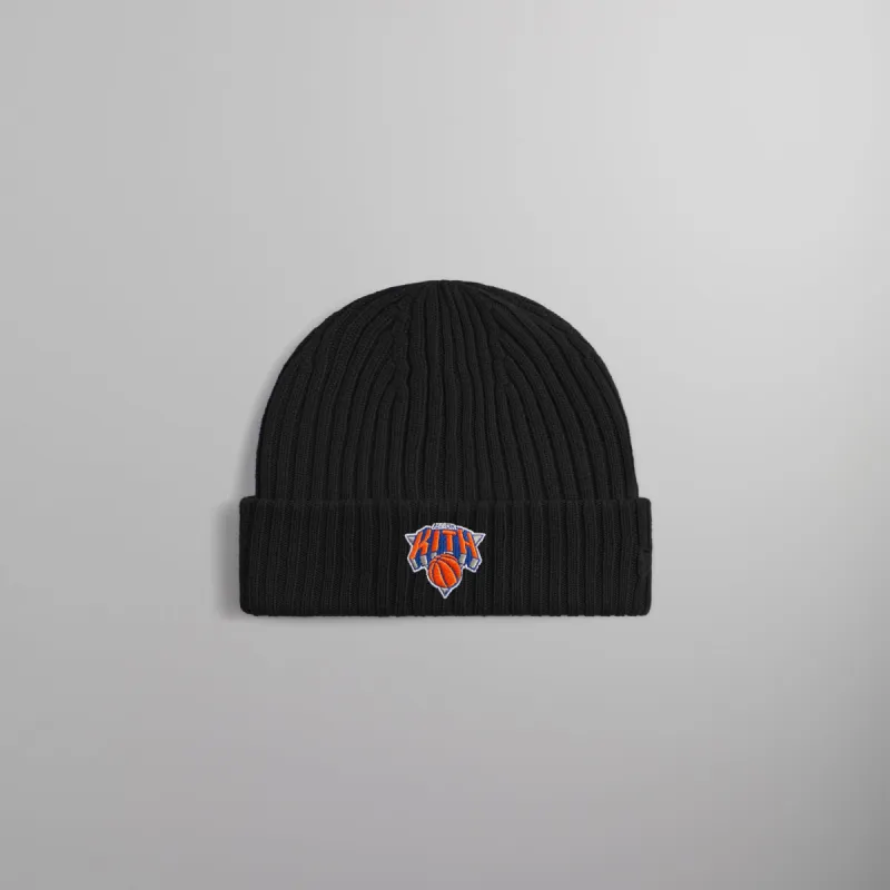 Kith for the New York Knicks Logo Beanie -Black sold by Kith
