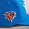 Kith & New Era for the New York Knicks Wrinkle Nylon 9FIFTY Snapback - Royal sold by Kith