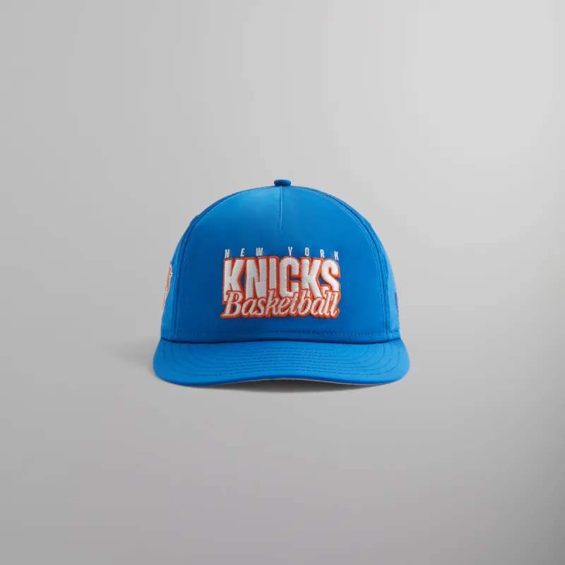 Kith & New Era for the New York Knicks Wrinkle Nylon 9FIFTY Snapback - Royal sold by Kith