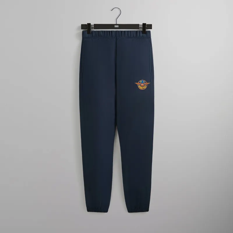 Kith for the New York Knicks Wingman Vintage Nelson Sweatpant - Nocturnal sold by Kith