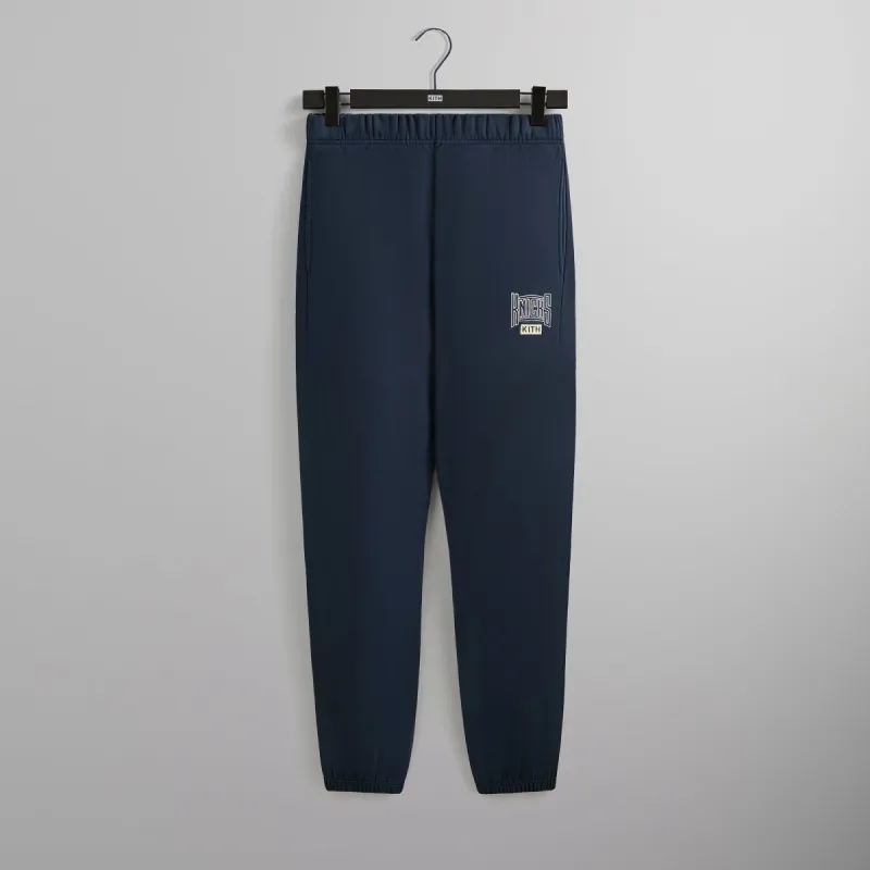 Kith for the New York Knicks Arched Vintage Nelson Sweatpant - Nocturnal sold by Kith