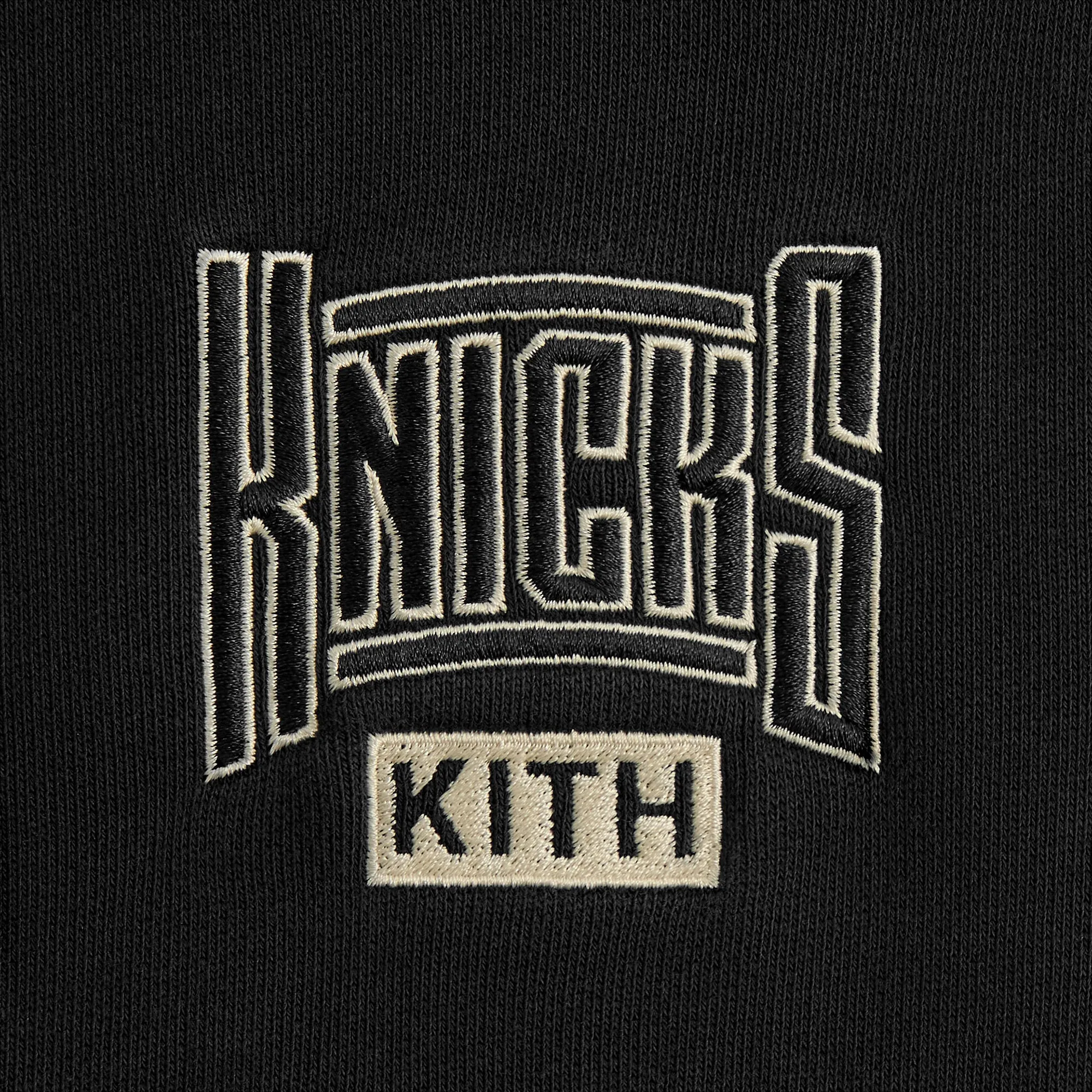 Kith for the New York Knicks Arched Vintage Nelson Sweatpant - Black sold by Kith product image thumbnail 3