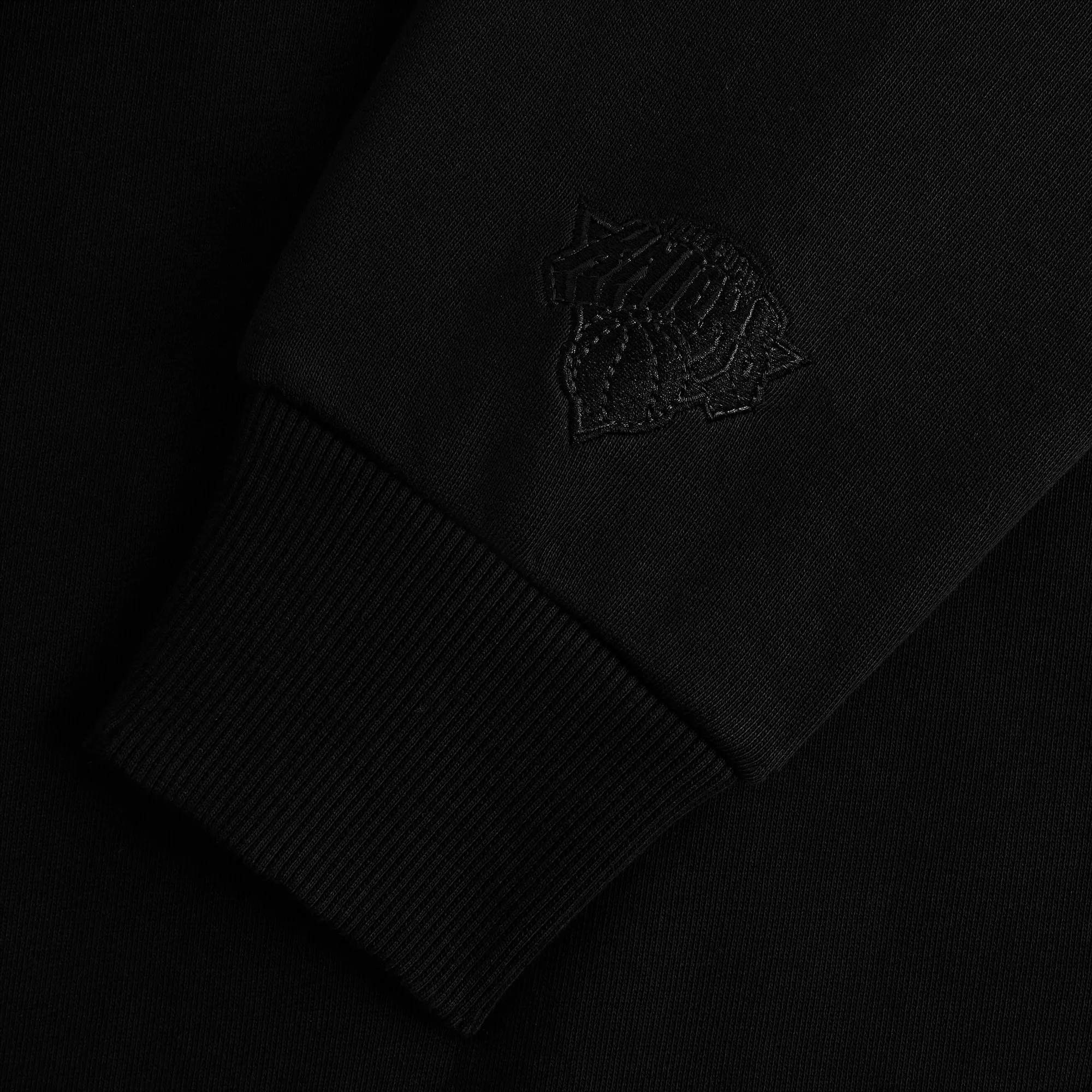 Kith for the New York Knicks Arched Vintage Nelson Hoodie - Black sold by Kith product image thumbnail 4