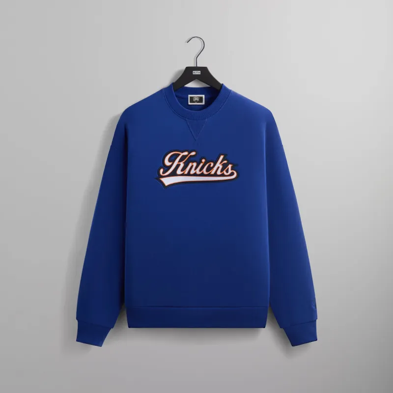 Kith for the New York Knicks Script Vintage Nelson Crewneck - Current sold by Kith