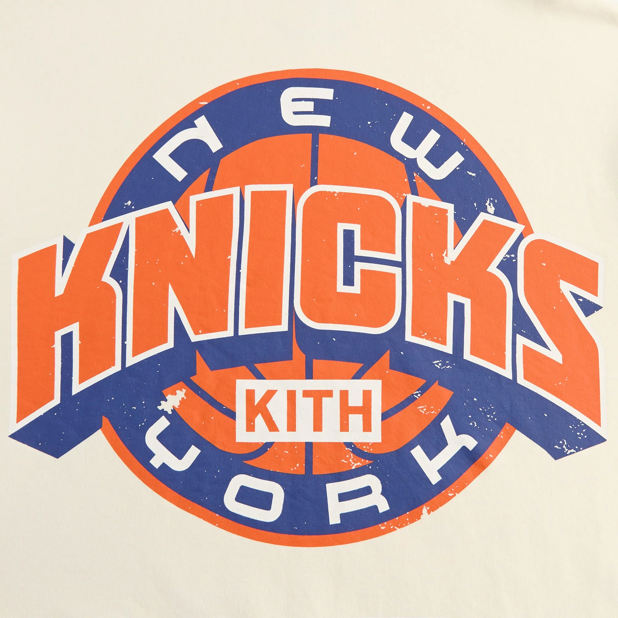 Kith for the New York Knicks Showtime Vintage Nelson Crewneck - Sandrift sold by Kith product image thumbnail 3
