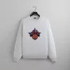 Kith for the New York Knicks Empire Vintage Nelson Crewneck - Light Heather Grey sold by Kith