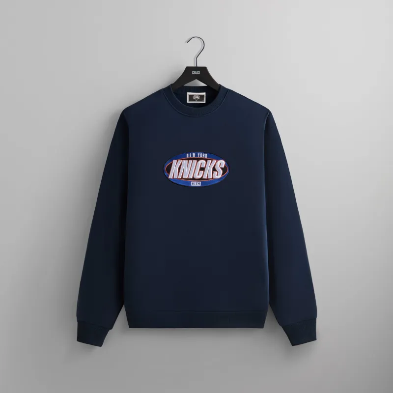 Kith for the New York Knicks Y2K Vintage Nelson Crewneck - Nocturnal sold by Kith