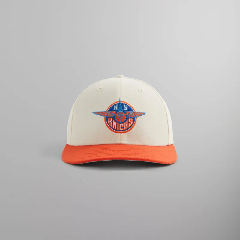 Kith & New Era for the New York Knicks Wings Logo Low Profile 59FIFTY Fitted - Sandrift sold by Kith