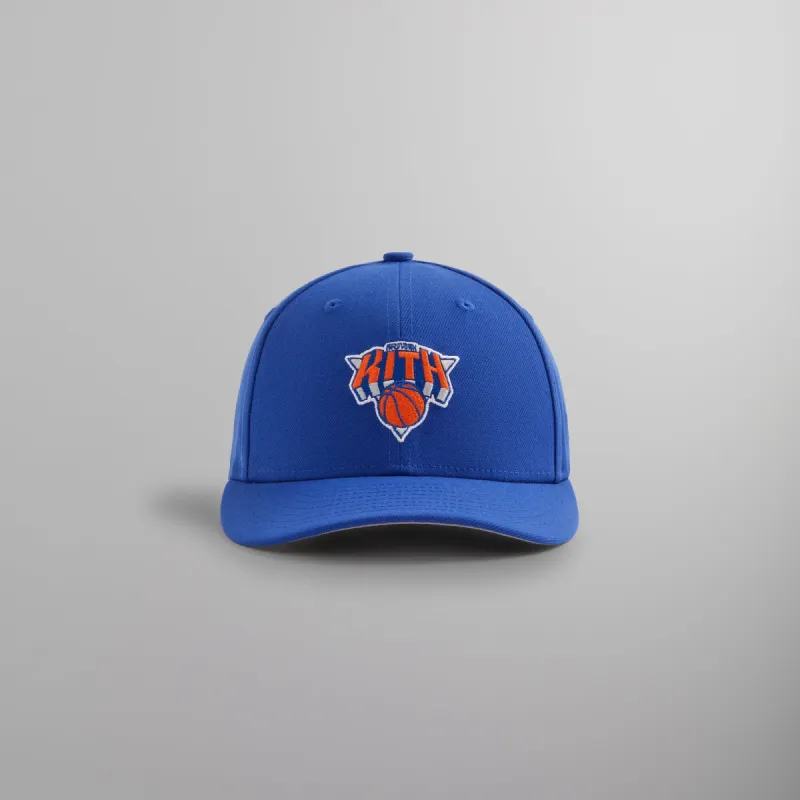 Kith & New Era for the New York Knicks Logo Low Profile 59FIFTY Fitted - Royal sold by Kith