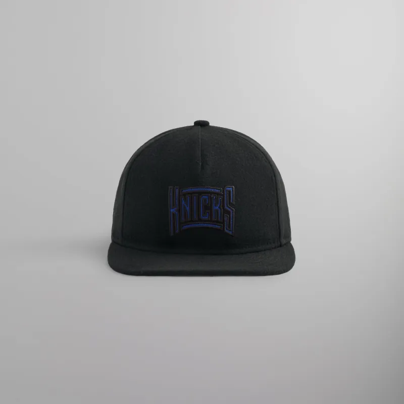 Kith & New Era for the New York Knicks Wool 9FIFTY Snapback - Black sold by Kith
