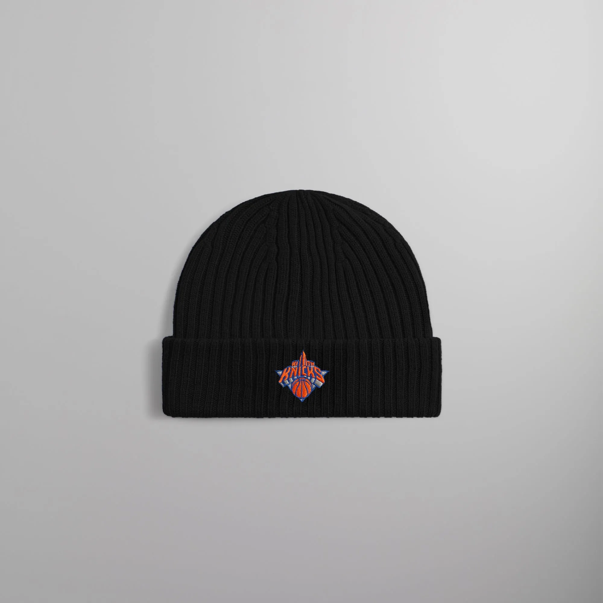 Kith for the New York Knicks Midtown Logo Beanie - Black sold by Kith