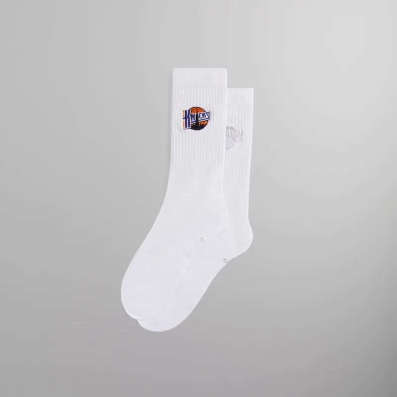 Kith & Stance for the New York Knicks New York City Crew Socks - Silk sold by Kith