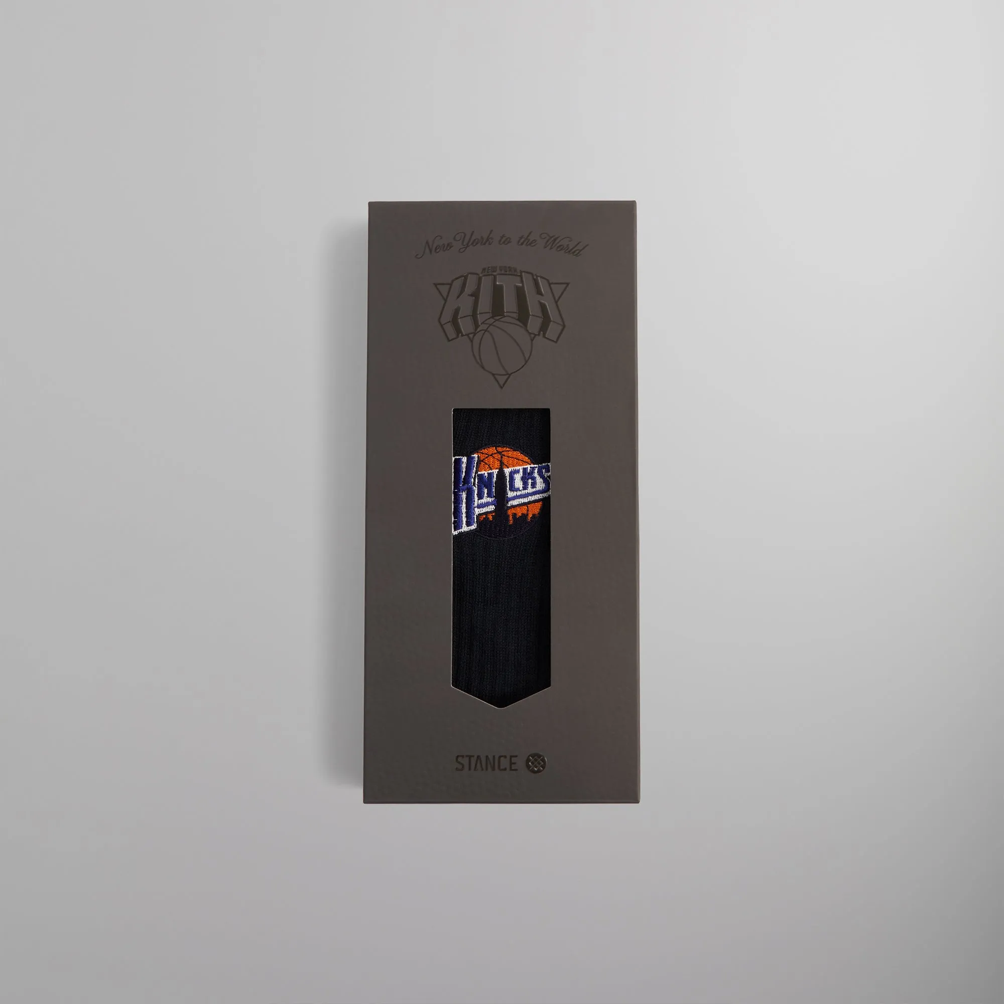Kith & Stance for the New York Knicks New York City Crew Socks - Black sold by Kith product image thumbnail 2
