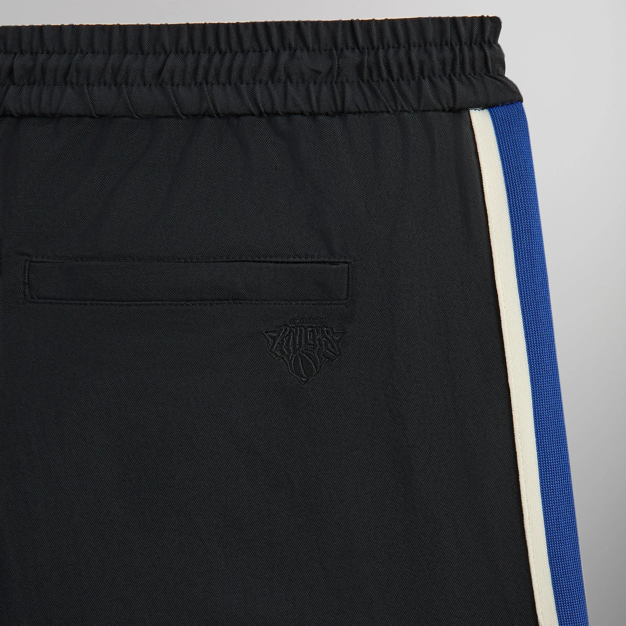 Kith for the New York Knicks Vintage Nylon Wide Leg Pant - Black sold by Kith product image thumbnail 4