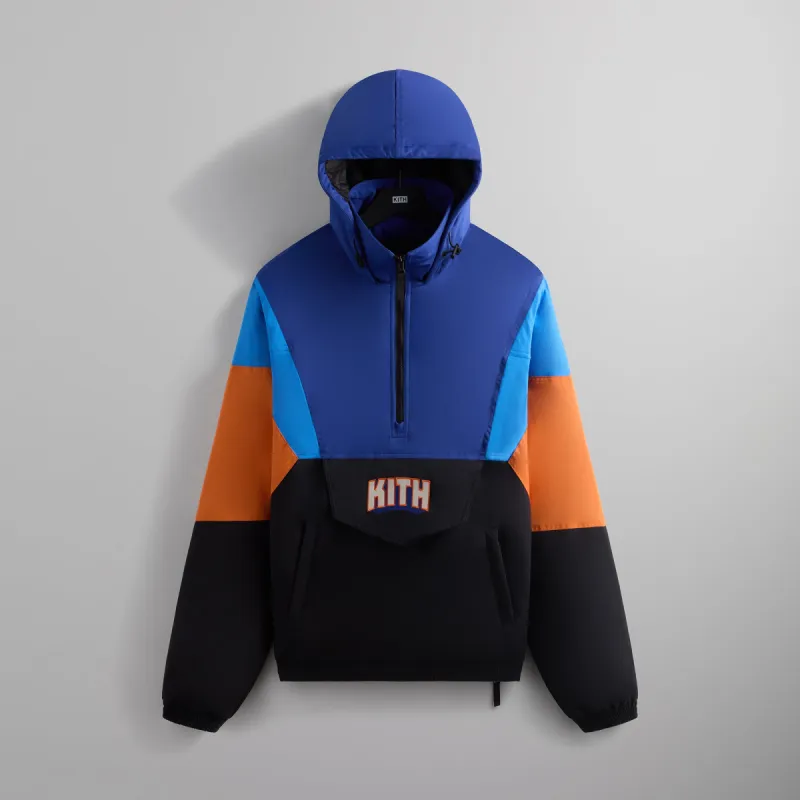 Kith for the New York Knicks Wings Quarter Zip Anorak - Black sold by Kith