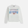 Kith Women for the New York Knicks Ashwin Crewneck - Light Heather Grey sold by Kith