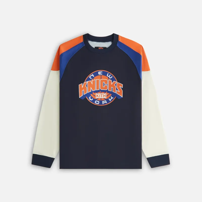 Kith Women for the New York Knicks Ridley Tech Long Sleeve - Nocturnal made by Kith
