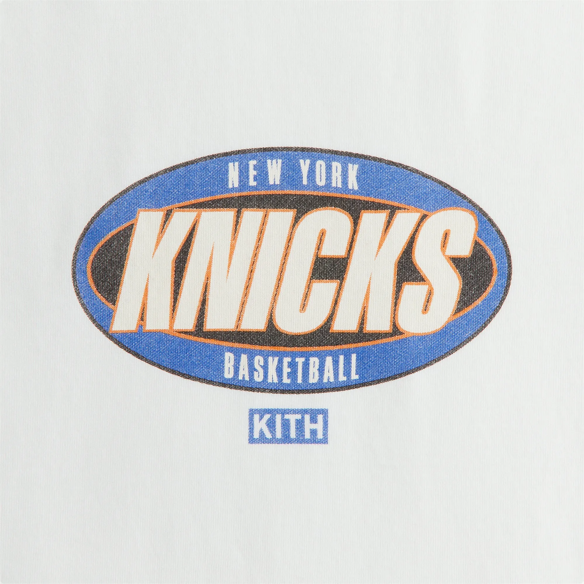 Kith Women for the New York Knicks Y2K Vintage Mulberry Tee - White sold by Kith product image thumbnail 3