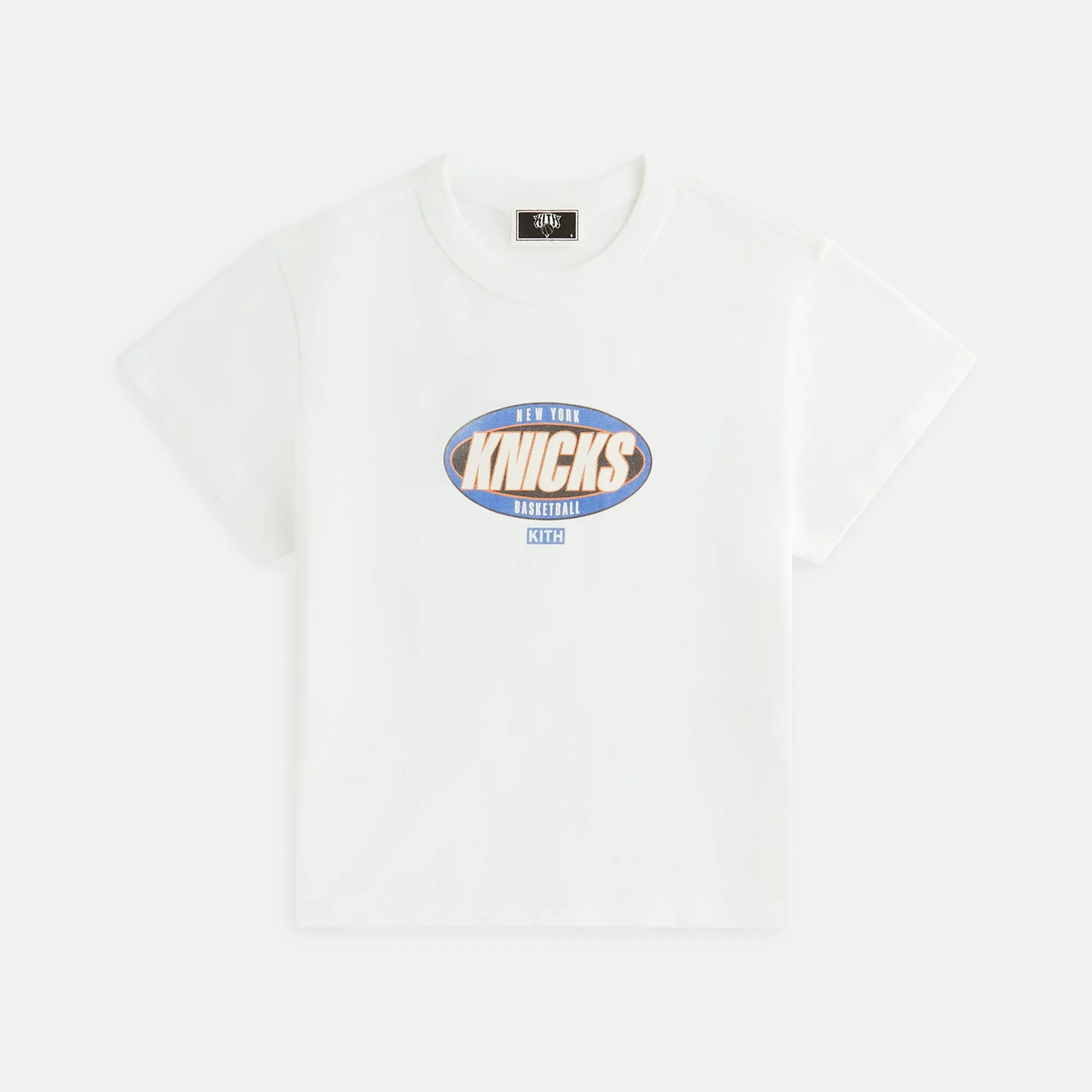 Kith Women for the New York Knicks Y2K Vintage Mulberry Tee - White sold by Kith