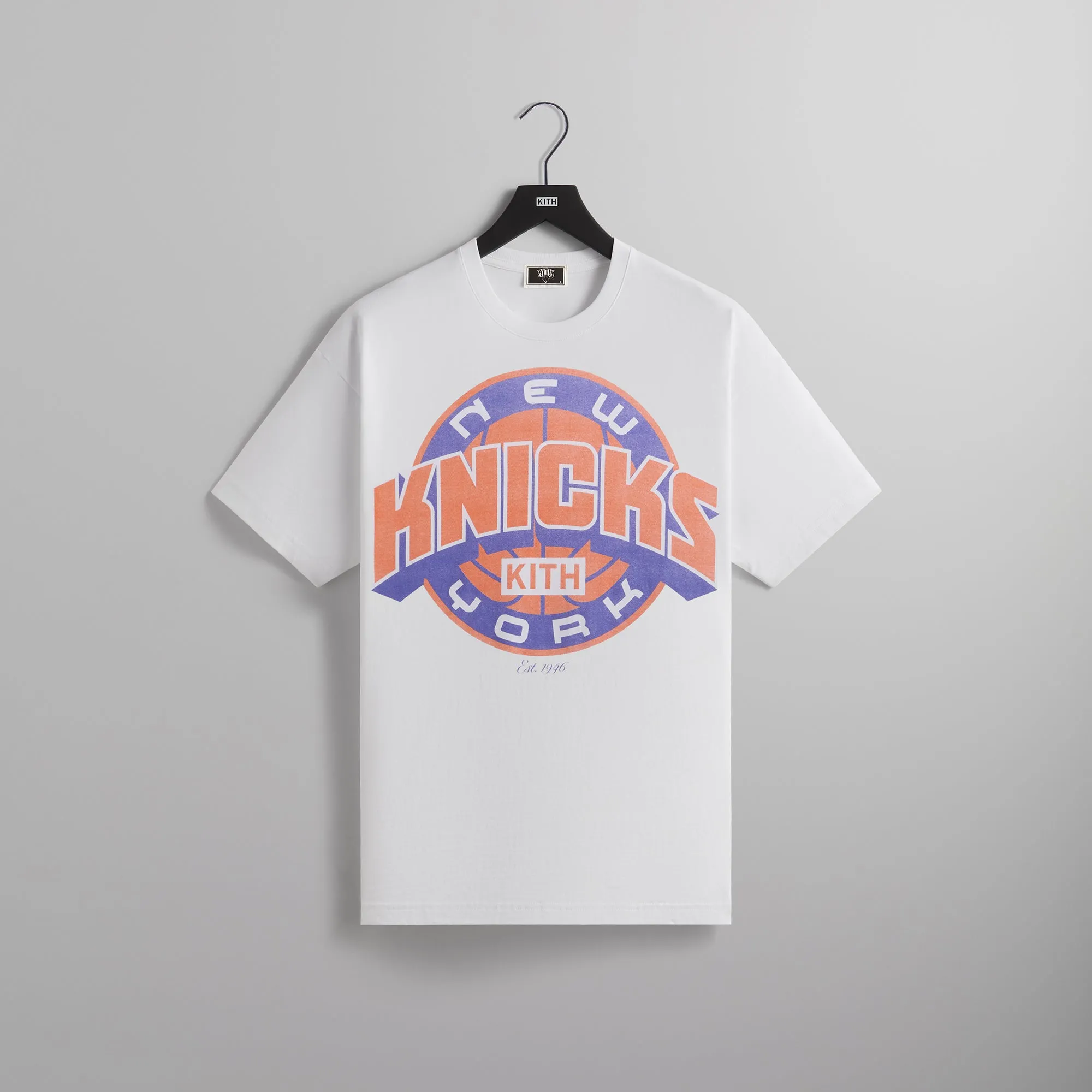 Kith for the New York Knicks Showtime Vintage Tee - White sold by Kith
