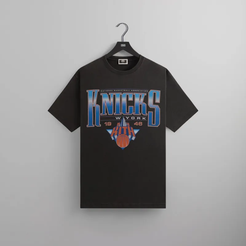 ☆ KITH x New York Knicks Skyline コラボTシャツ ☆ Kith for the New York Knicks Skyline Vintage Tee - Light